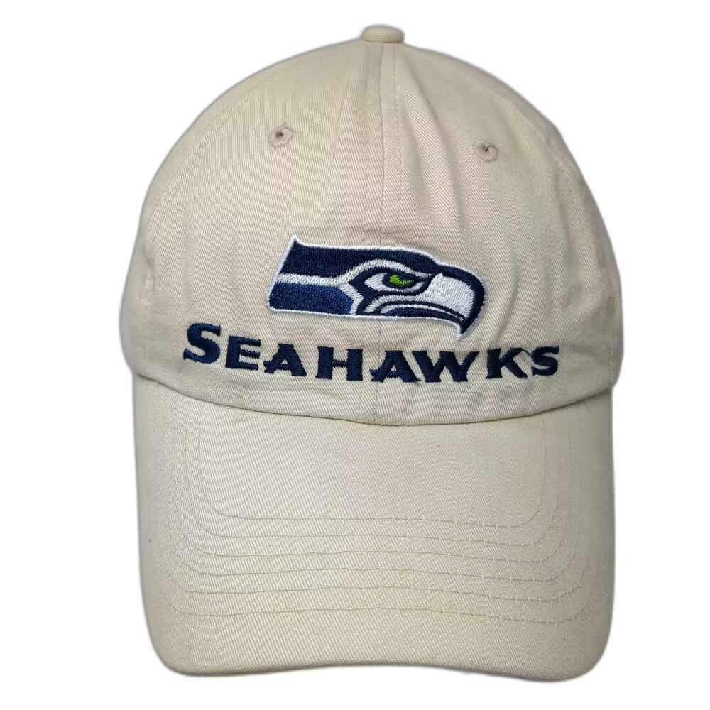 Seattle Seahawks NFL BD&A Beige Baseball Cap OS NAPA Auto Parts August 2002